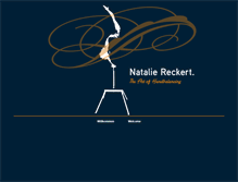 Tablet Screenshot of nataliereckert.com